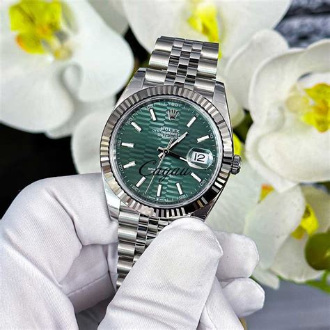 rolex 41mm datejust green|rolex datejust 41 wertentwicklung.